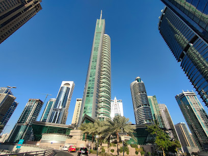 Map of Almas Tower, Dubai, UAE